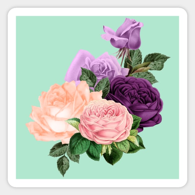 Flower Power Rose Sticker by Socity Shop